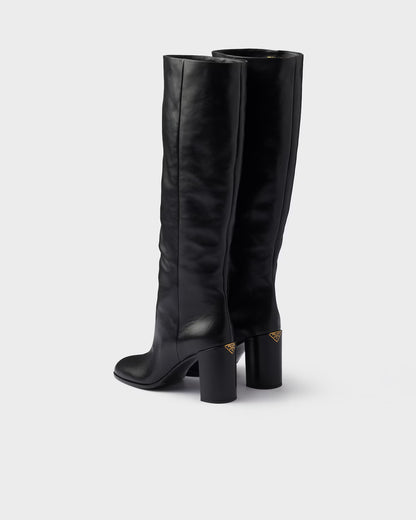Heeled Leather Boots