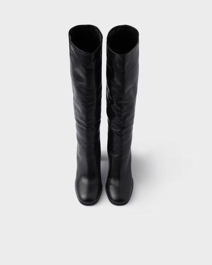 Heeled Leather Boots
