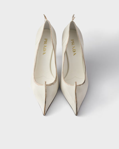 Antiqued Leather Pumps