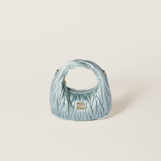 Wander Matelassé Satin Mini Bag