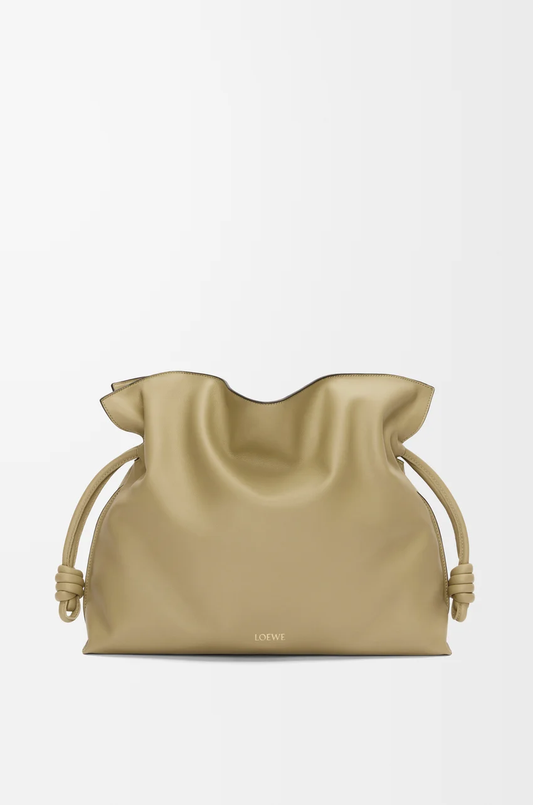 Large Flamenco clutch in nappa calfskin