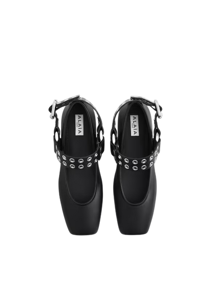 Biker Ballet Flats