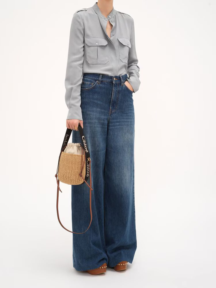 Woody Small Basket Bag