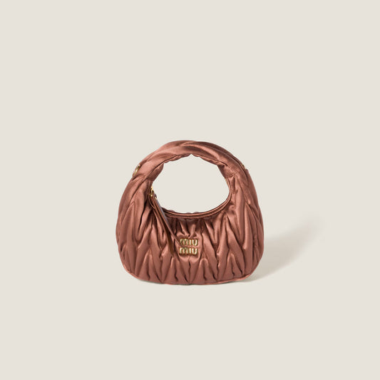 Wander Matelassé Satin Mini Bag