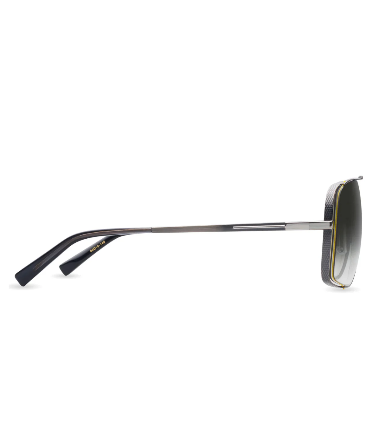 Yellow Gold Matte Black- Dark Grey To Clear