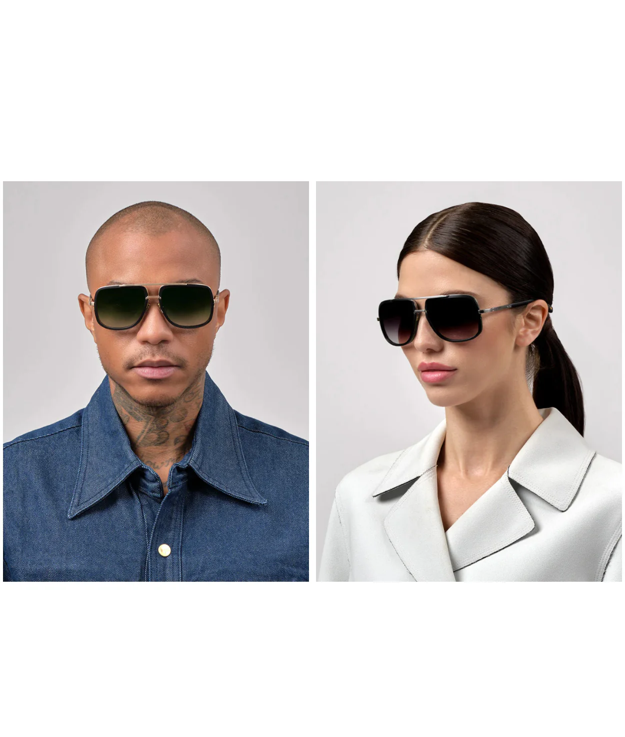 Matte Black Dark Grey To Clear