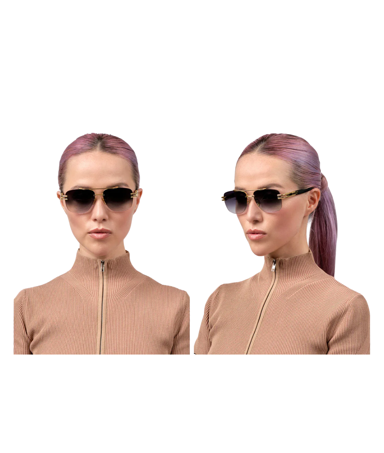 Yellow Gold-Black-Dark Grey To Clear