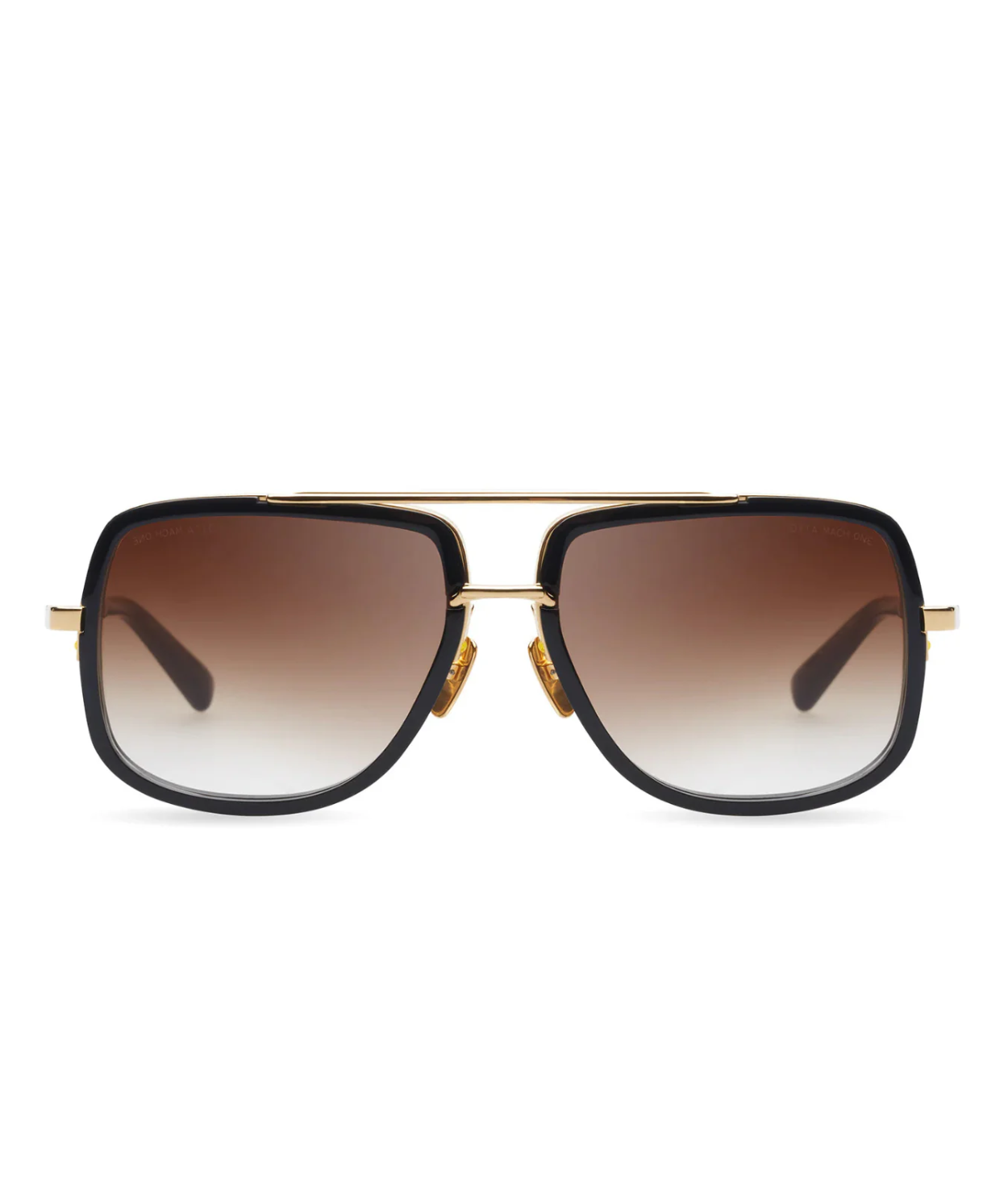 Shiny 18K Gold-Black-Brown To Clear