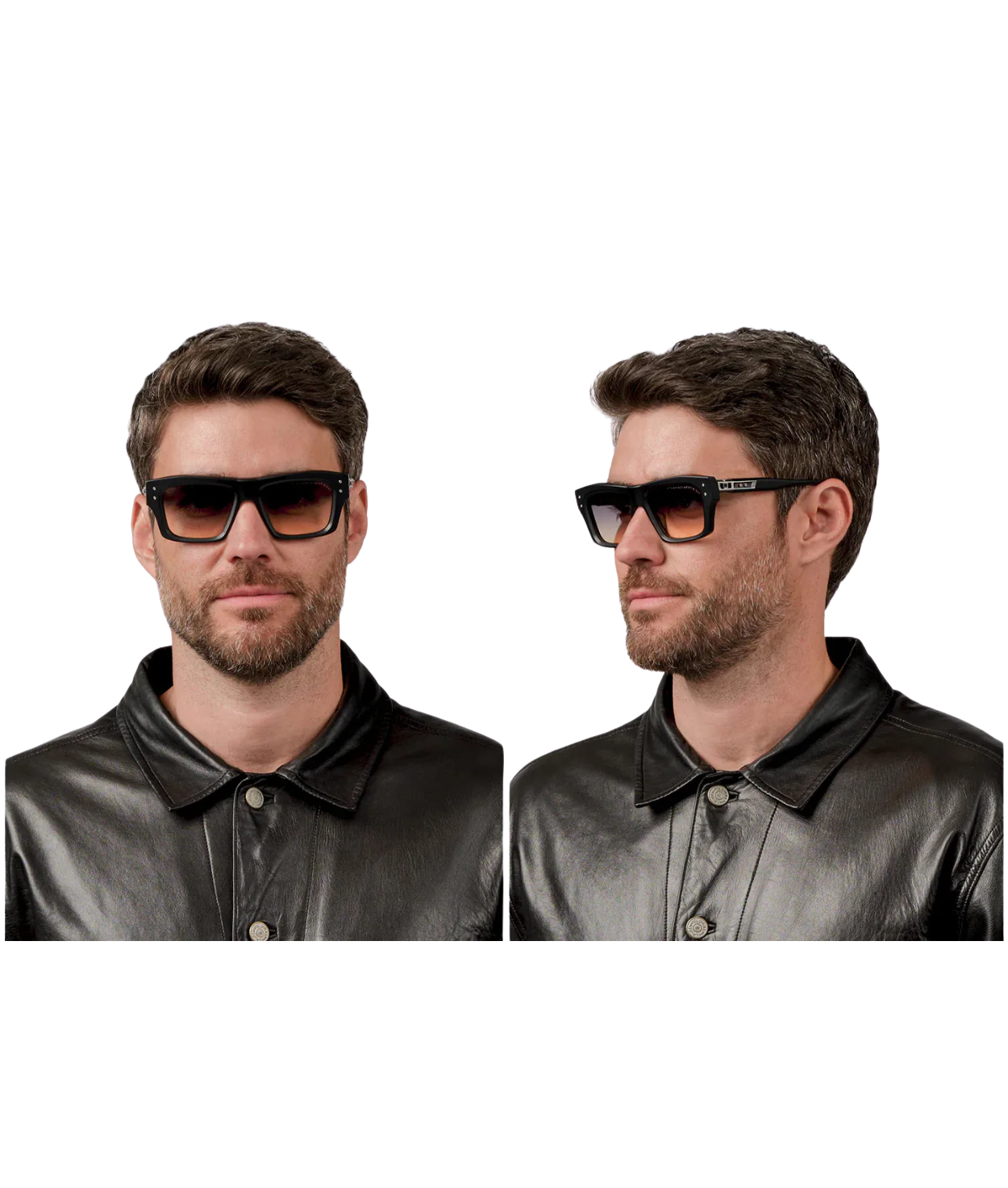 Black-Antique Silver-Grey to Apricot