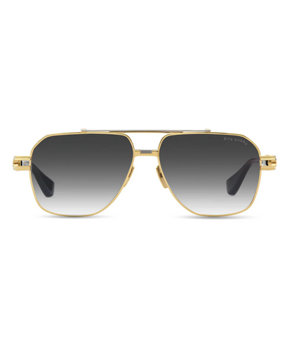 Yellow Gold-Antique Silver Grey to Clear