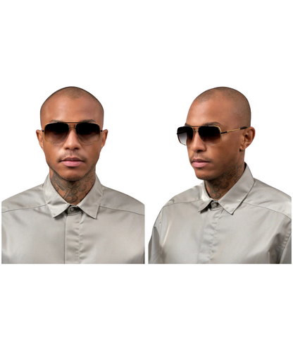 Dita Midnight DRX-2010 Pilot Sunglasses