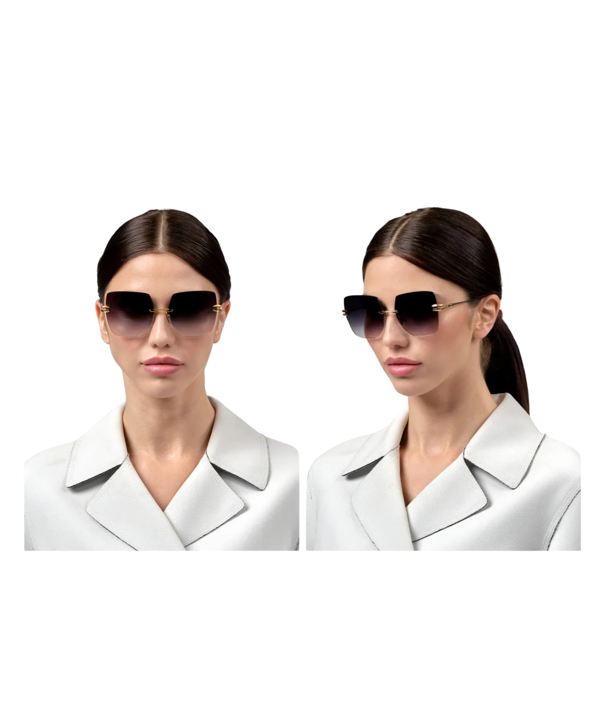 Yellow Gold-Black Rhodium-Dark Grey