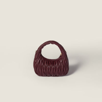 Wander Matelassé Nappa Leather Hobo Bag
