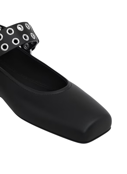 Biker Ballet Flats